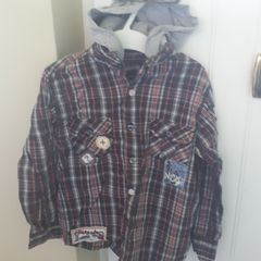 Dunnes shirt with detachable hoodie