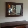 Dining Table & 6 Chairs, Sideboard & Mirror. Image 5