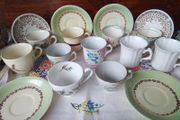 Odd Coffee Cups + Saucers