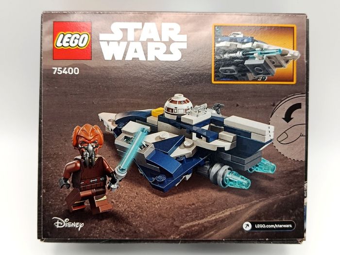LEGO 2025 Star Wars Plo Koon's Jedi Starfighter Microfighter Set Code 75400 New