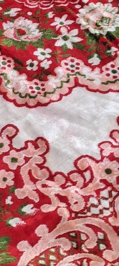 Victorian Velvet Tablecloth Huge