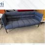 3 x Navy Reception Sofas - Grade A Image 2