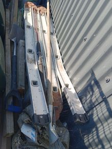 Aluminium folding ladder