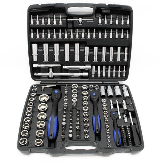 Tool Set 171pcs Socket Set Mixed Drive 1/4 3/8 1/2 - Free Delivery Nationwide