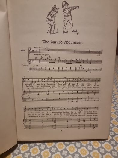 Songs of Two Savoyards W.S Gilbert words & illustrations Arthur Sullivan Book