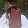 Stunning Hand Made Mid Century Irish Leather Satchel Image 10