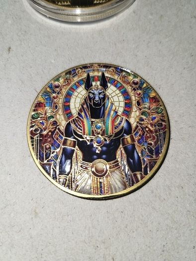 Anubis coin/ medallion