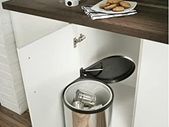 Cupboard Waste Bin with Lid for Kitchen 15 Litre
