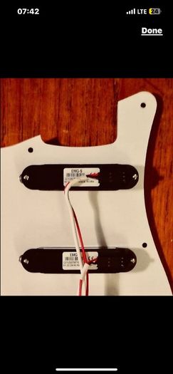 Emg S active single coil Pickups neck middle position Electric guitar parts accessories