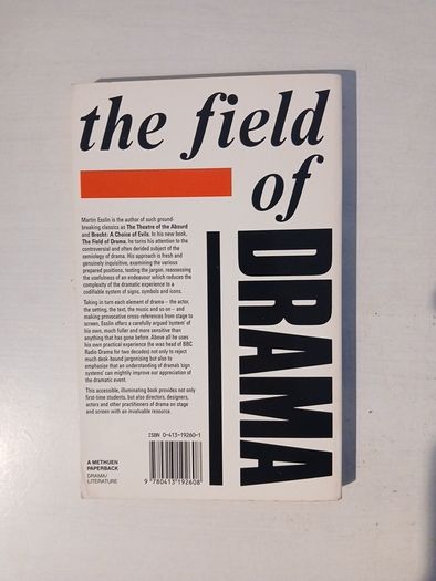 The Field of Drama by Martin Esslin