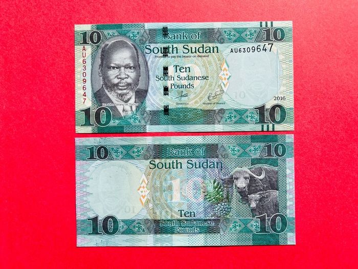 South Sudan  10 Pounds  2016  ( Uncirculated ) Pick 12b.