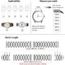 Quick Release Watch Band, Stainless Steel Watch Strap 16mm, 18mm,19mm,20mm,22mm or 24mm Image 3