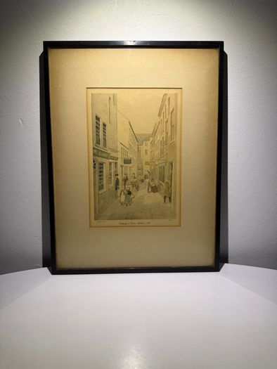 Set of 3 Vintage Old Belfast Prints - Pottinger's Entry, High Street, Old Theatre