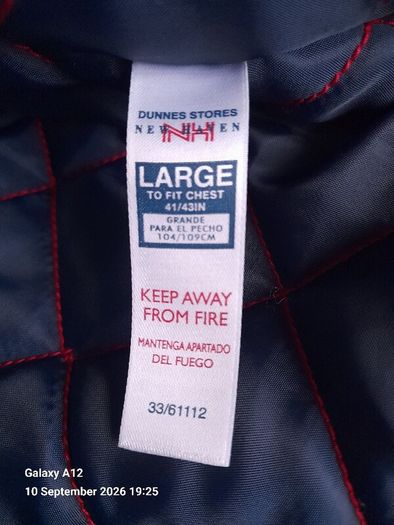 mans winter coat bnwt