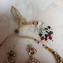 Costume  Necklace & Matching  Earrings.  Length  - Adjustable. . Image 4