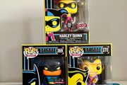 Blacklight - Batman, Joker, Harley - DC - Funko Pop