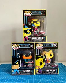 Blacklight - Batman, Joker, Harley - DC - Funko Pop