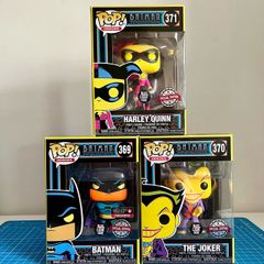 Blacklight - Batman, Joker, Harley - DC - Funko Pop