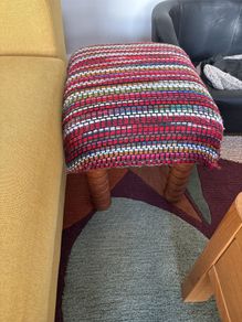 Footstool multicoloured