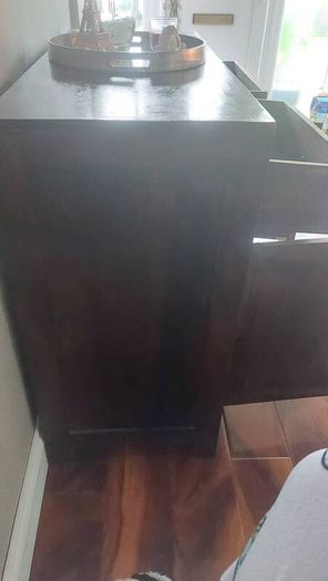 solid oak cabinet/sideboard  coffee table and side tables  for sale