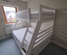 States White Triple Bunk Sleeper by Sweet Dreams - FRAME ONLY