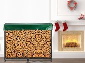 Firewood Log Rack, 6FT or  8ft Firewood Rack Outdoor Indoor