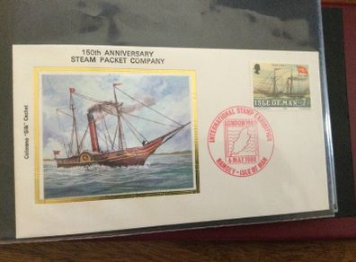 First Day Covers Benham Silk- Guernsey/ Jersey/ Isle of Man