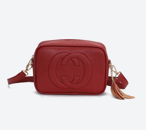 Lovely Red & Gold Bag with a Tassle charm - nice gift + other amazing bags available