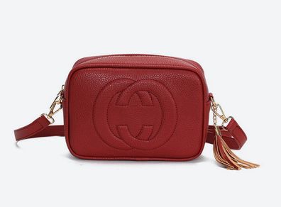 Lovely Red & Gold Bag with a Tassle charm - nice gift + other amazing bags available