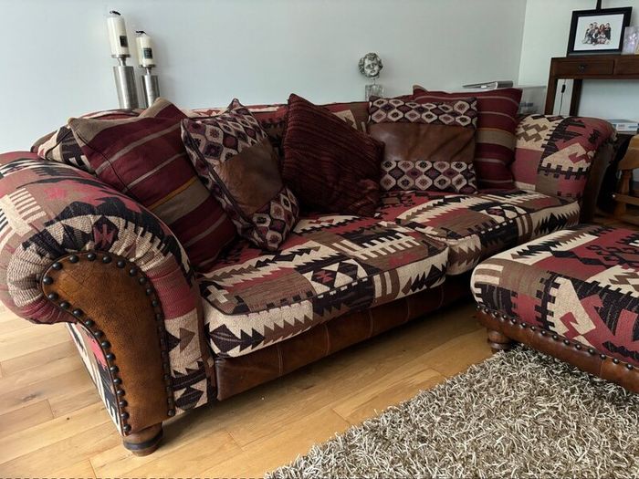 Two couches & Ottoman