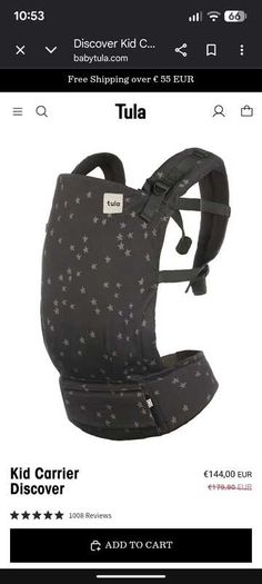 Tula baby carrier
