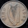 [#202] - Ireland 1942 | Chickless Error | Irish 1d | One Penny | Km.11 Image 2