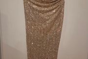 Gold sequin skirt, size 12