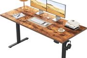 Standing Desk, 110 x 60 cm, Brown  Height-Adjustable Desk
