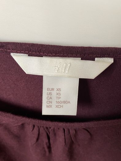 H&M long sleeve top for women / ladies, immaculate condition, barely used. Size XS.
