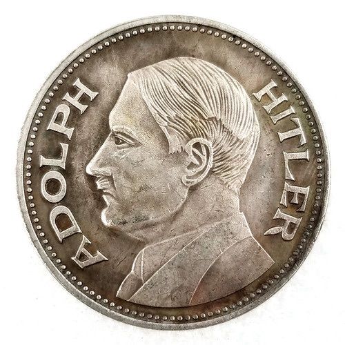 Ww2 Mark German Coin  Hitler Luftwaffe Swastika Nazi Warplane  Reichsmark