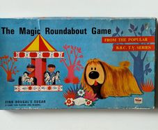Vintage 1967 Tri-ang Magic Roundabout Game Boxed