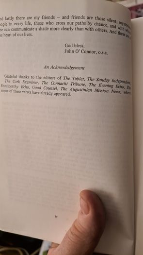 From The Edge Of Spring. By John O Connor.  VINTAGE FIRST EDITION SIGNED 1976. Paperback In Good Condition.