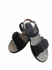 children's black sandals