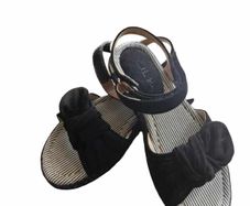 children's black sandals