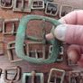 75 Brass metal horse harness Buckles Image 3