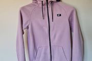 Nike nsw modern fleece hoodie Size small Ptp 18" Arctic pink in excellent condition