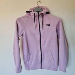 Nike nsw modern fleece hoodie Size small Ptp 18" Arctic pink in excellent condition