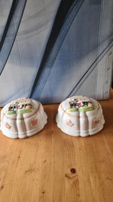 Ceramic Bowl Shaped Wall Hangings. In Mint Condition.