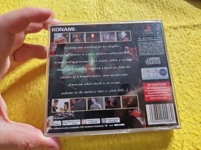 Silent Hill PlayStation1 Ps1 PlayStation2 Ps2 Games Original