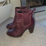 Clarks burgundy leather boots uk4 Image 7