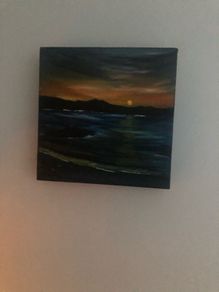 Oil on Canvas Sunset