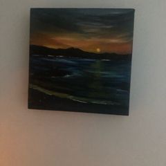 Oil on Canvas Sunset