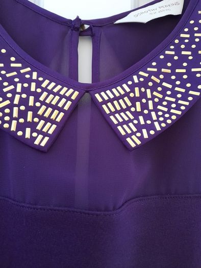 Gorgeous purple and gold top (never worn)