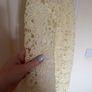 Pale yellow lace midi dress Image 4